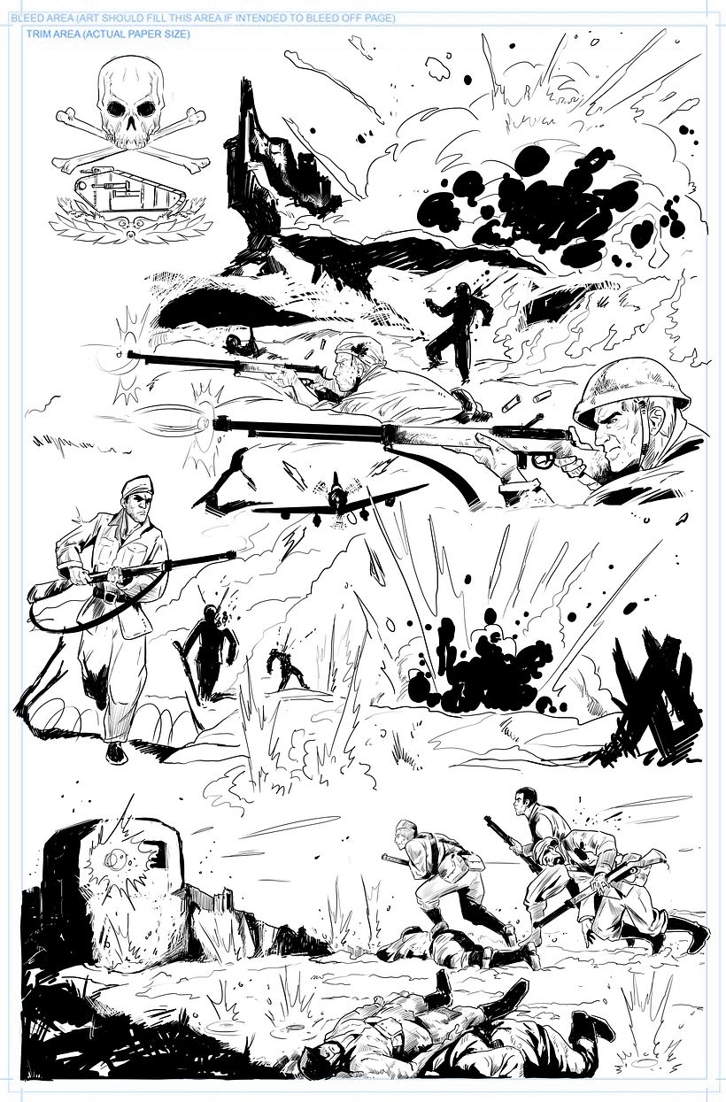 Portfolio de Cómic sobre la guerra civil 4