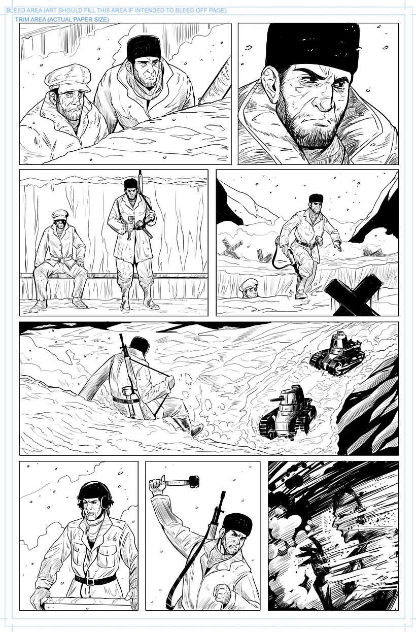 Portfolio de Cómic sobre la guerra civil 5