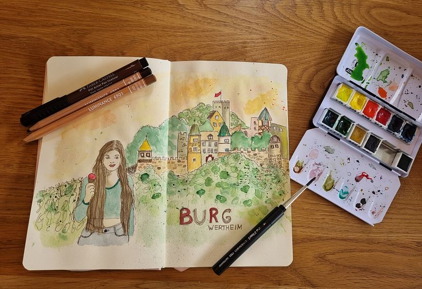 My project for course: Artistic Watercolor Sketching: Dare to Express Your Ideas 2
