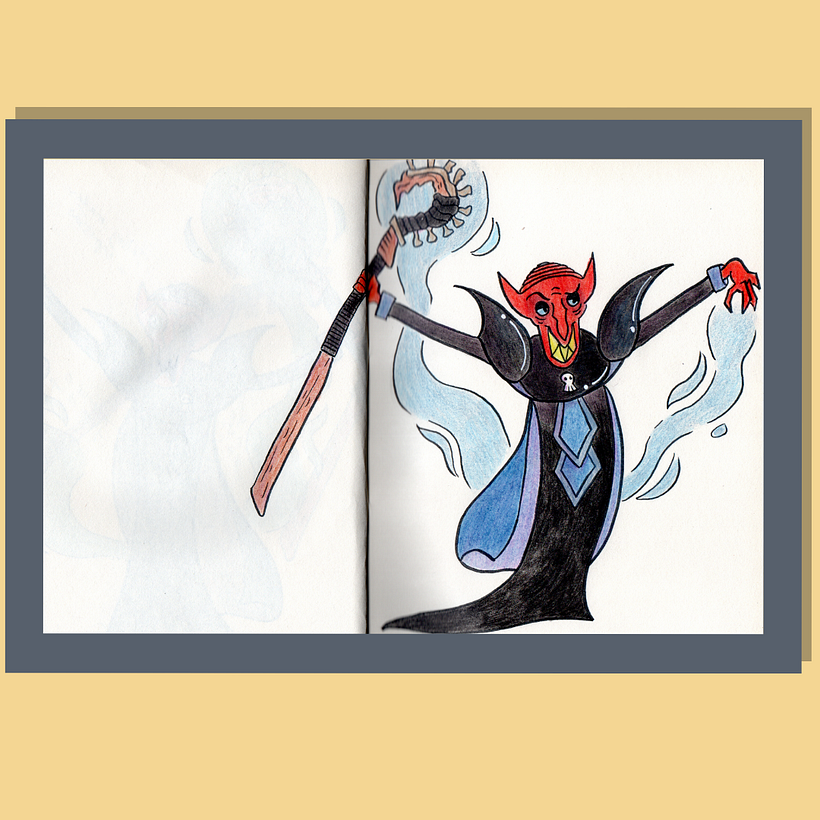 Meu projeto do curso: Design e ilustração de personagens rivais 13