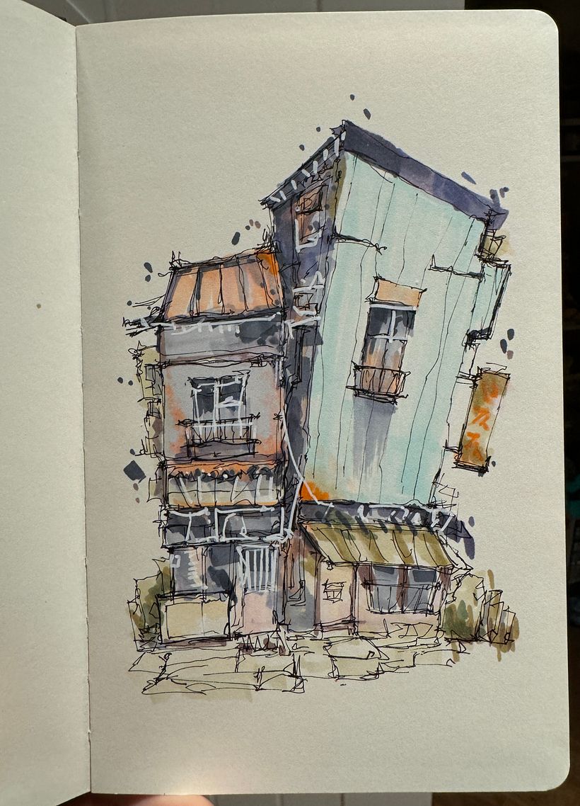 My project for course: Expressive Architectural Sketching with Colored Markers 2
