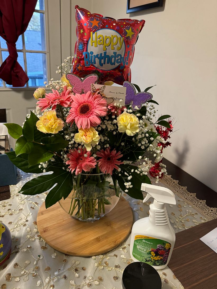 My project for course: Table Styling with Flowers 2