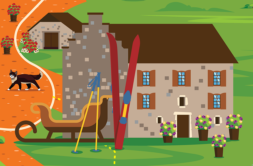 MAPAS ILUSTRADOS DE LA VAL D'ARAN 9