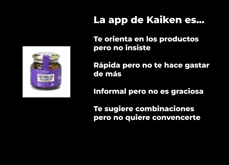 Esto pero no esto: características de la app