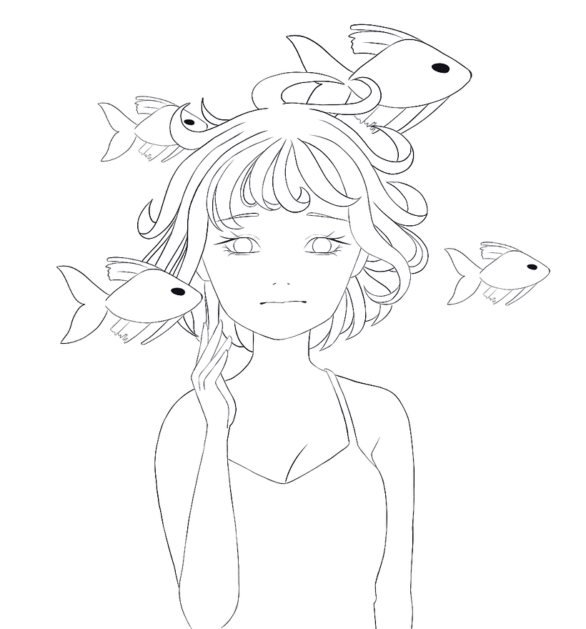 Al elegir un dibujo para ilustrar, lo pase en limpio