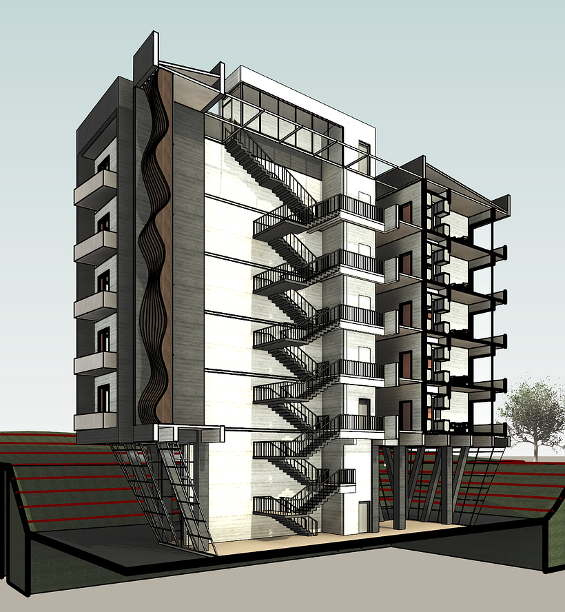 Mi proyecto del curso: Modelado de edificios paramétricos con Revit 2