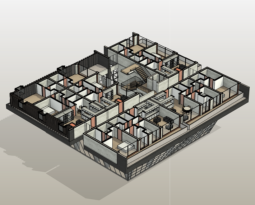Mi proyecto del curso: Modelado de edificios paramétricos con Revit 6