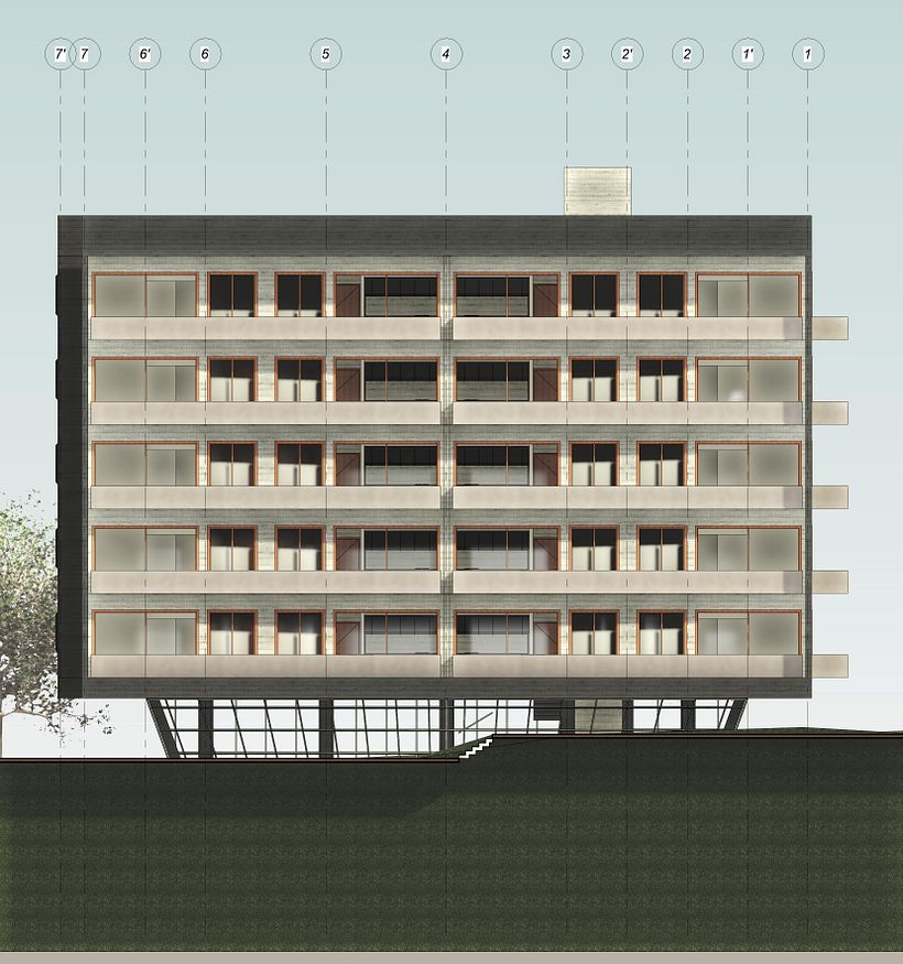Mi proyecto del curso: Modelado de edificios paramétricos con Revit 8