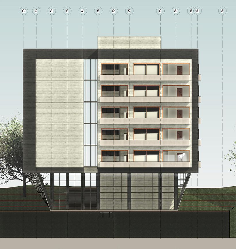 Mi proyecto del curso: Modelado de edificios paramétricos con Revit 9