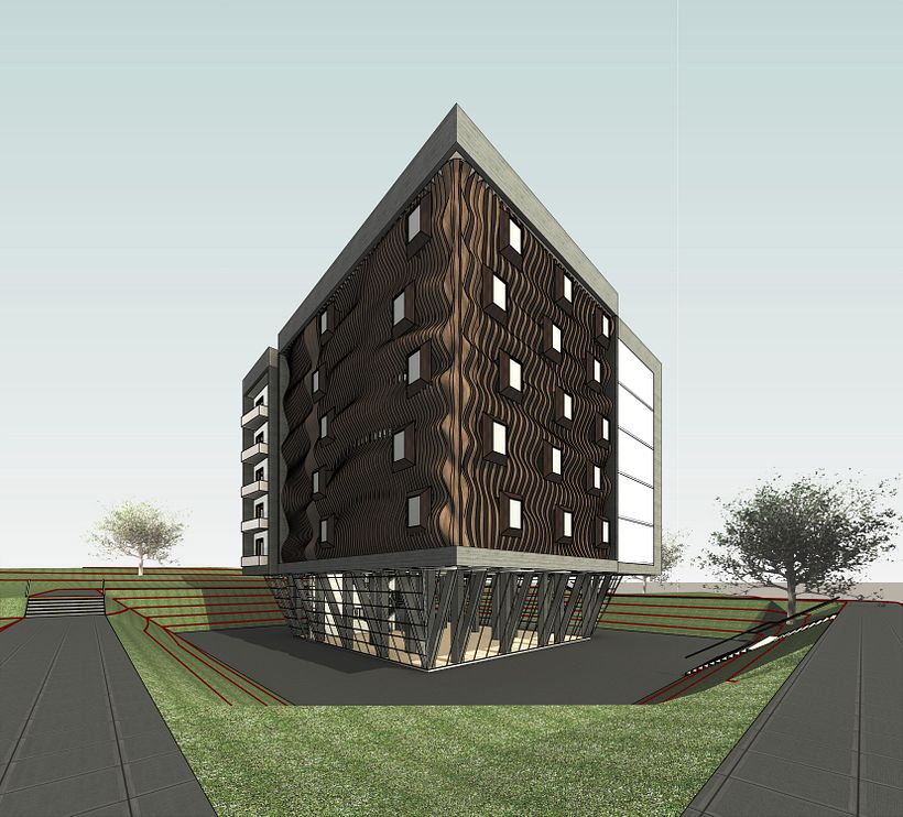 Mi proyecto del curso: Modelado de edificios paramétricos con Revit 12