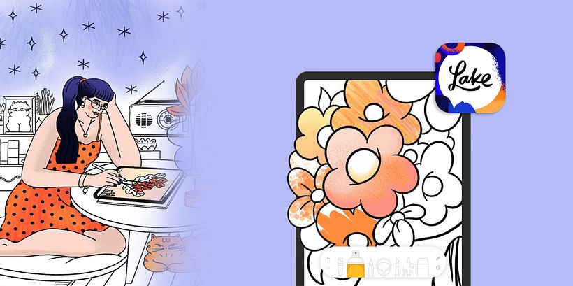 5 apps to relax while coloring lake
