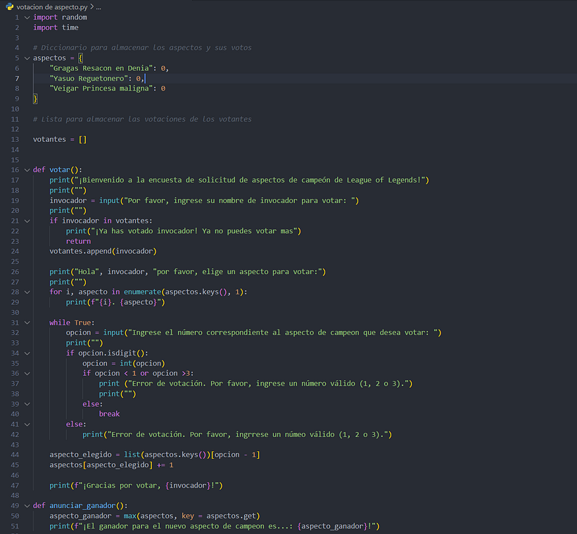 Mi proyecto del curso: Introducción a la programación con Python 3