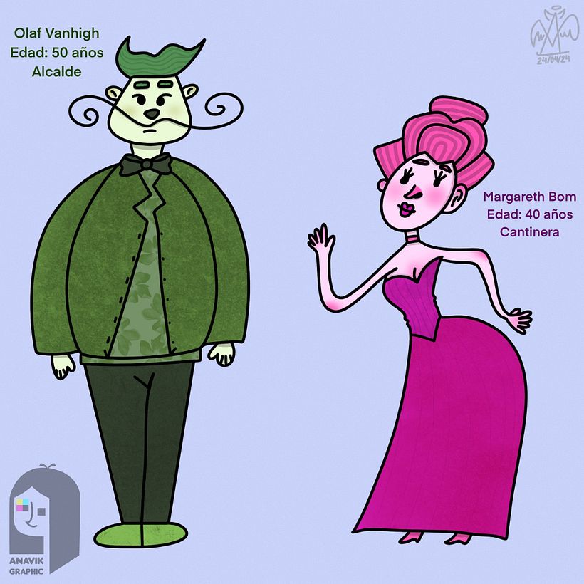 Mi proyecto del curso: Fábrica de personajes ilustrados 4
