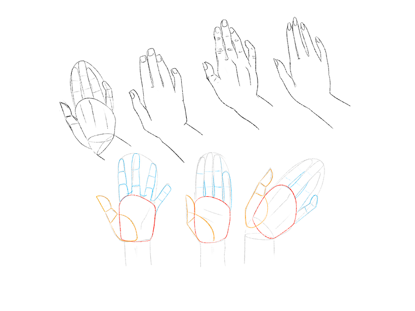 how to draw hands