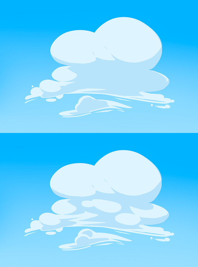 drawing clouds