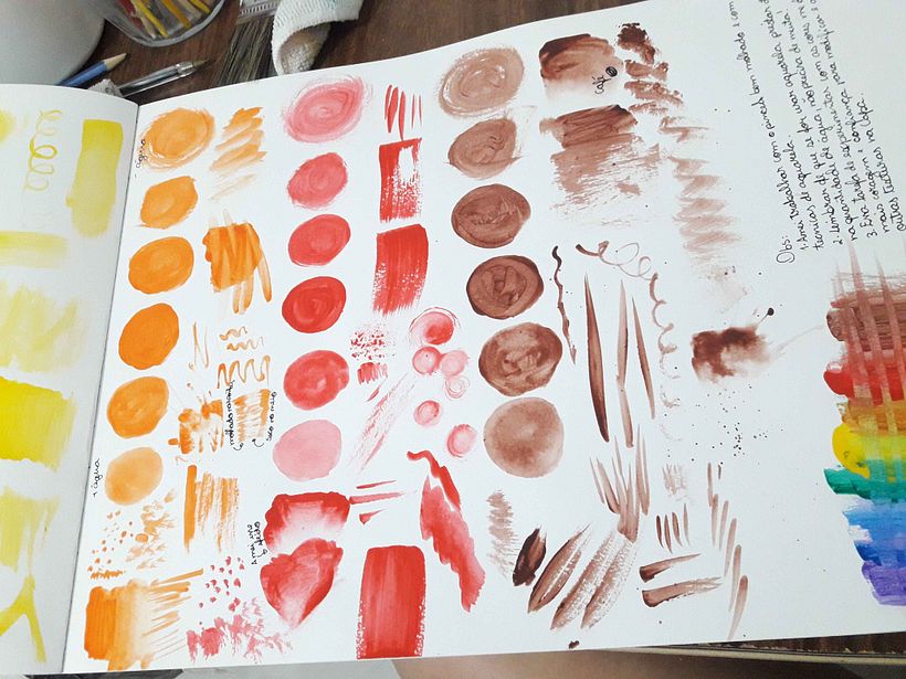 Meu projeto do curso: Sketchbook pictórico com guache 13