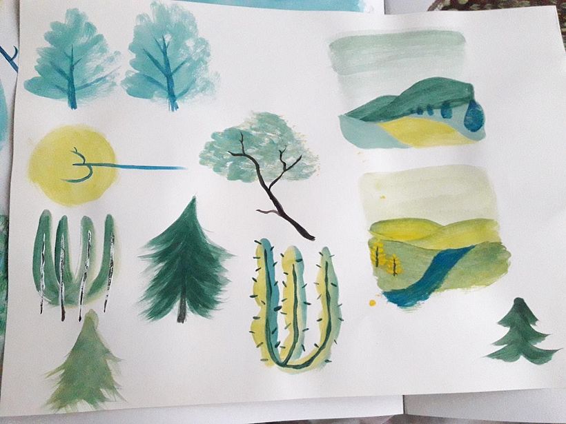 Meu projeto do curso: Sketchbook pictórico com guache 16
