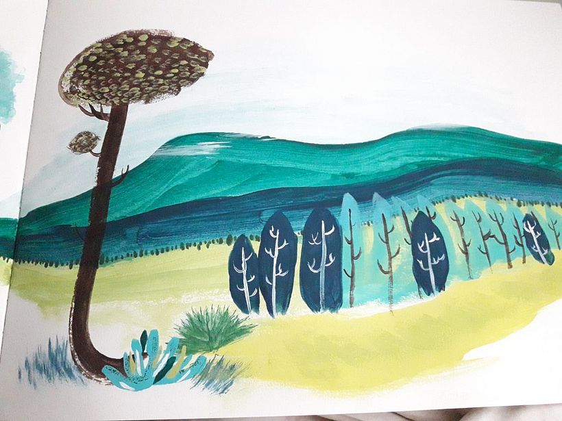 Meu projeto do curso: Sketchbook pictórico com guache 17