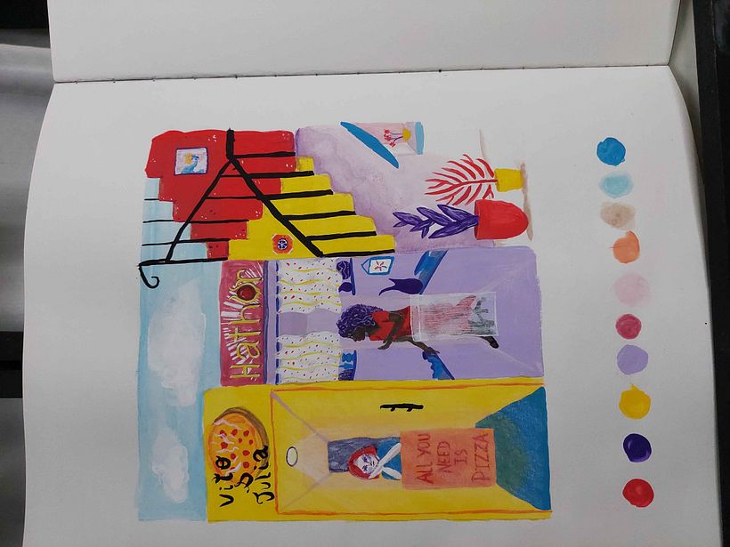 Meu projeto do curso: Sketchbook pictórico com guache 20