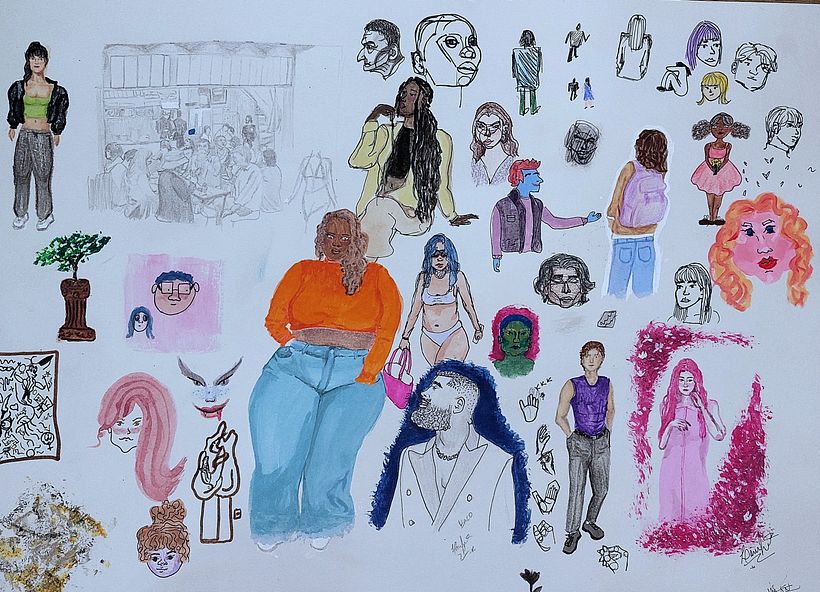 Meu projeto do curso: Sketchbook pictórico com guache 18