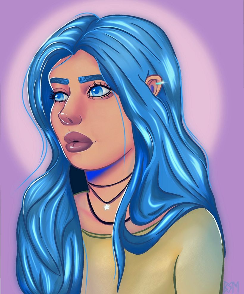My project for course: Female Character Portraits in Procreate 2