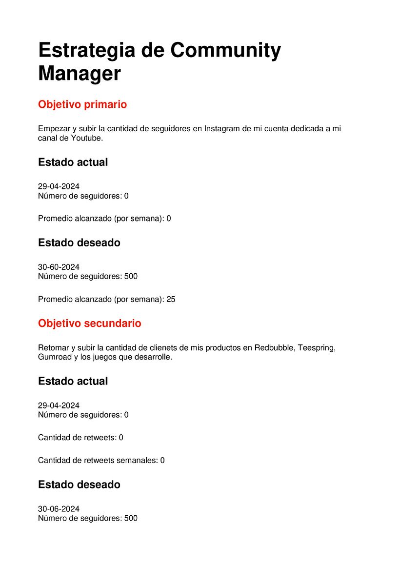 Mi proyecto del curso: Fundamentos del community management por Jose Luis Armenta 1