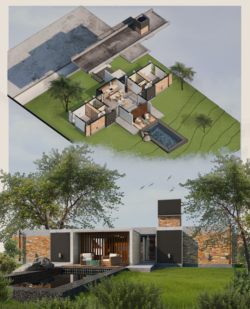 Mi proyecto del curso: Ilustración digital de proyectos arquitectónicos 13