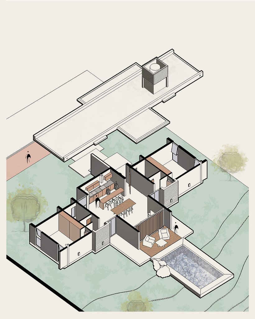 Mi proyecto del curso: Ilustración digital de proyectos arquitectónicos 14