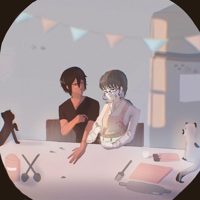 I’m happy to share my last project with my ocs!Thanks for the course!