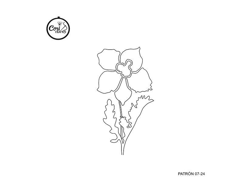 Molde de Flor Amarela GRÁTIS - Maio de 2024