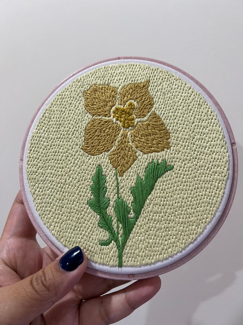 Bordado terminado :) / Embroidery finished :)
