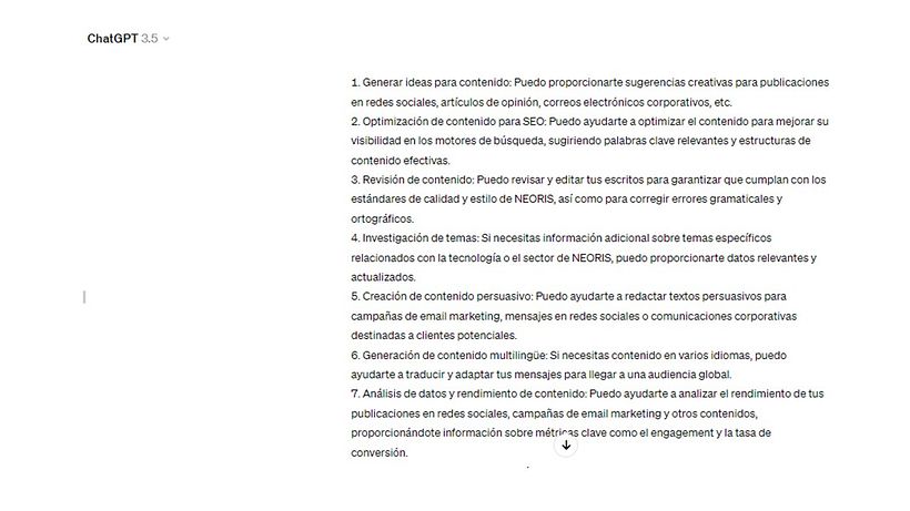 MI PROYECTO: Usar Chat GPT para trabajar 2