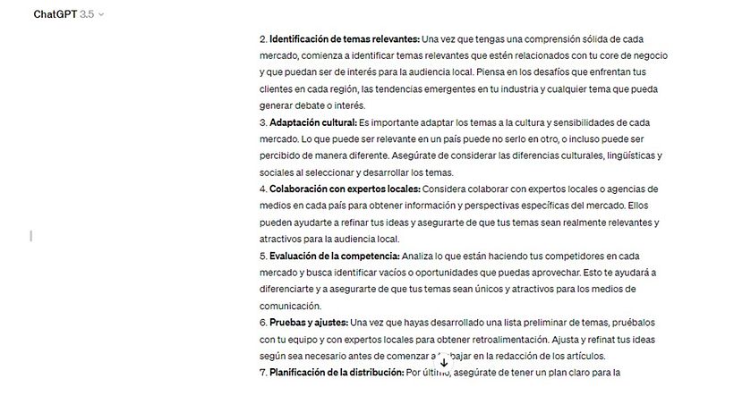 MI PROYECTO: Usar Chat GPT para trabajar 5