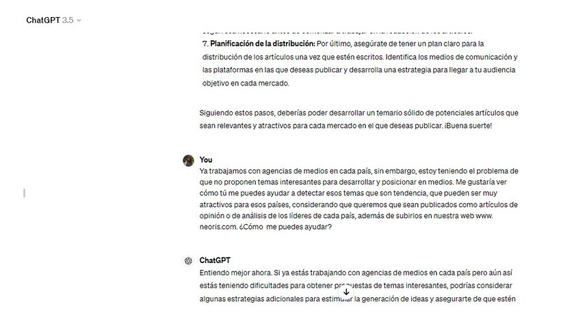 MI PROYECTO: Usar Chat GPT para trabajar 6