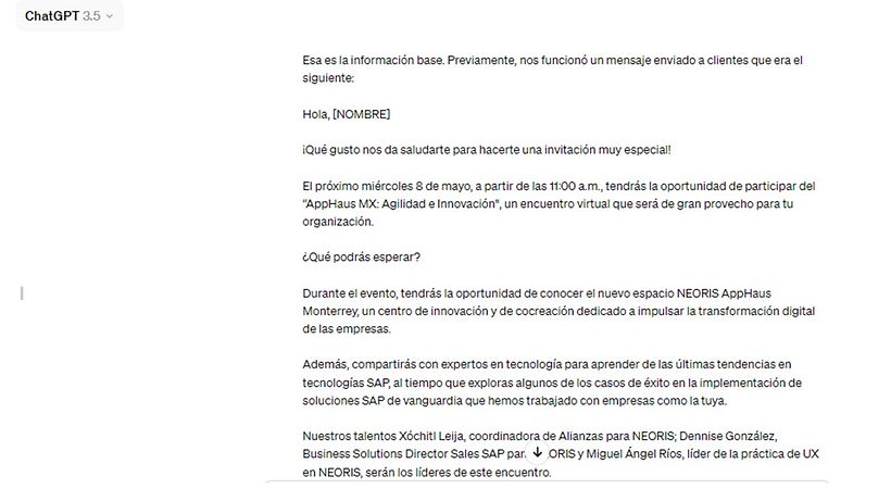 MI PROYECTO: Usar Chat GPT para trabajar 10