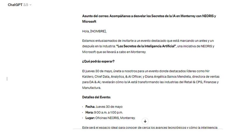 MI PROYECTO: Usar Chat GPT para trabajar 13