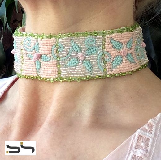 Chokers: Purple Rain, Cycladic Triangle, and Rosary Lace 6