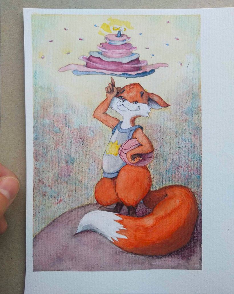 My project for course: Animal Characters in Watercolor for Children’s Books 1