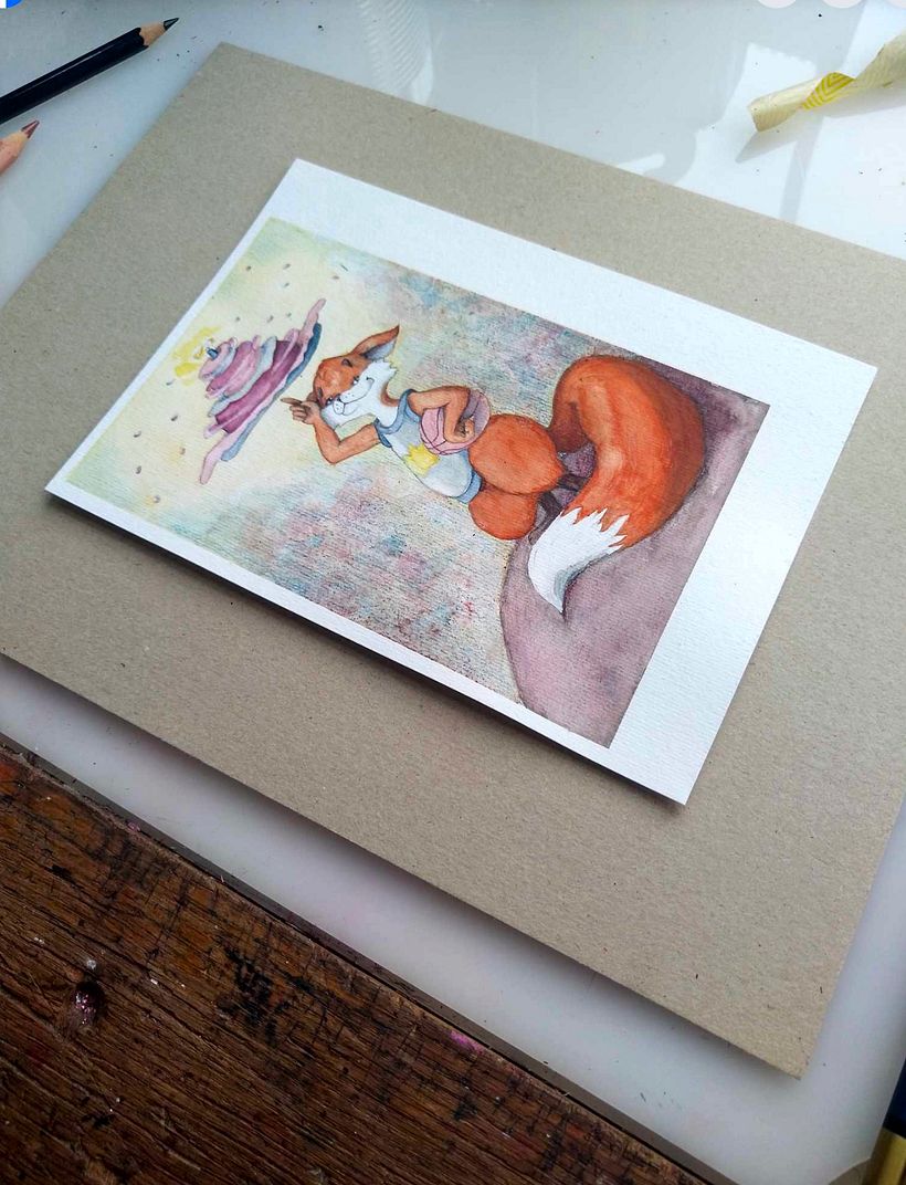 My project for course: Animal Characters in Watercolor for Children’s Books 5