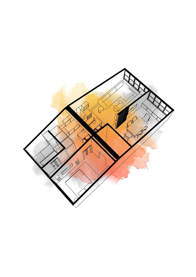 Mi proyecto del curso: Ilustración digital de proyectos arquitectónicos 2