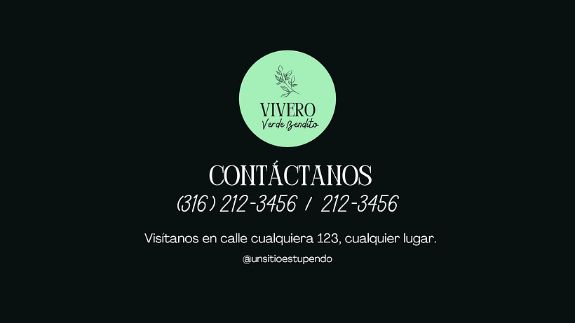 Vivero Presentación - Branding et identité