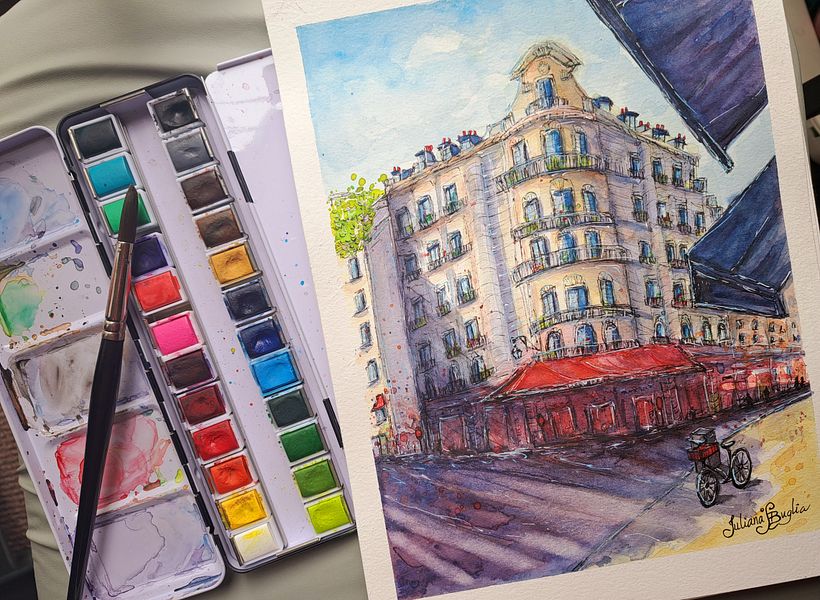 My project for course: Architectural Sketching with Watercolor and Ink 4
