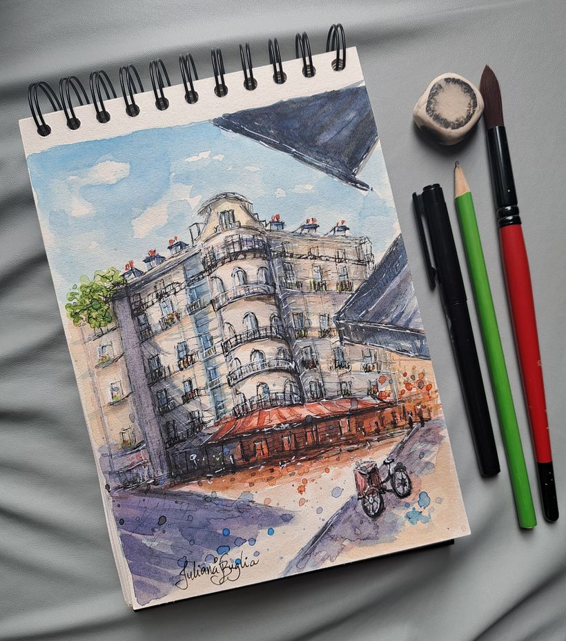 A small sketch size A5