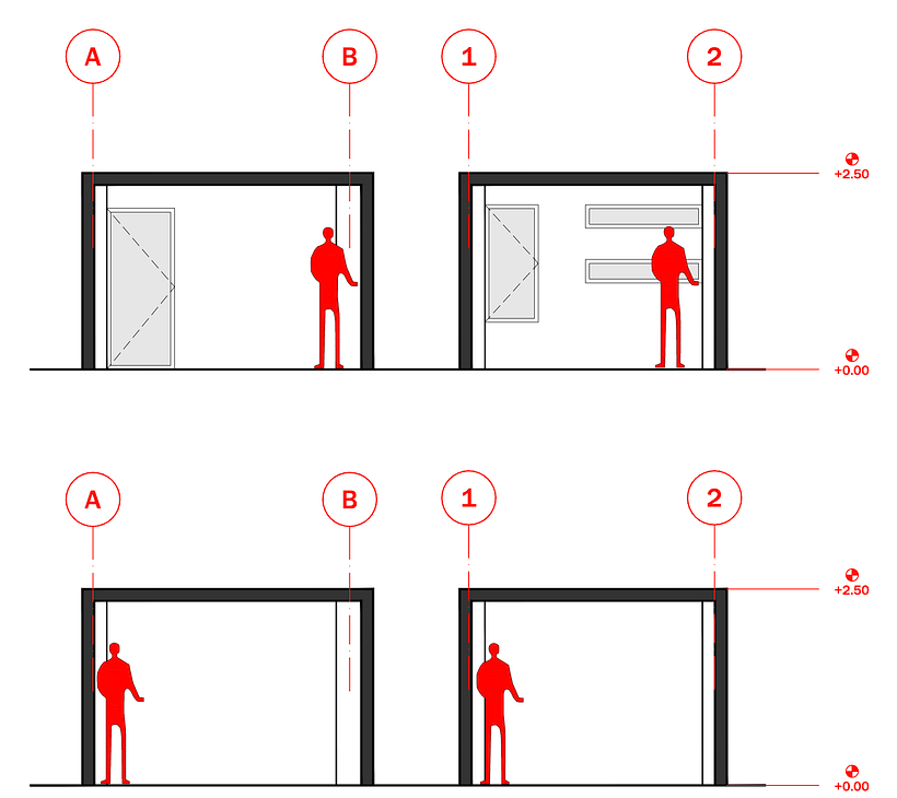 renovación e estudio elevación