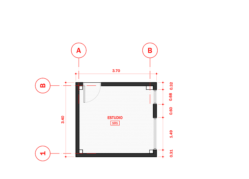 Planta del nuevo estudio