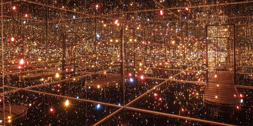 © Yayoi Kusama, Ascension of Polkadots on the trees, 2016 Installation View at Moderna Museet/ArkDes, Stockholm