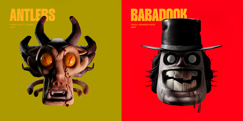 ABC OF 3DEATH (3D HORROR MOVIE FACES) 3