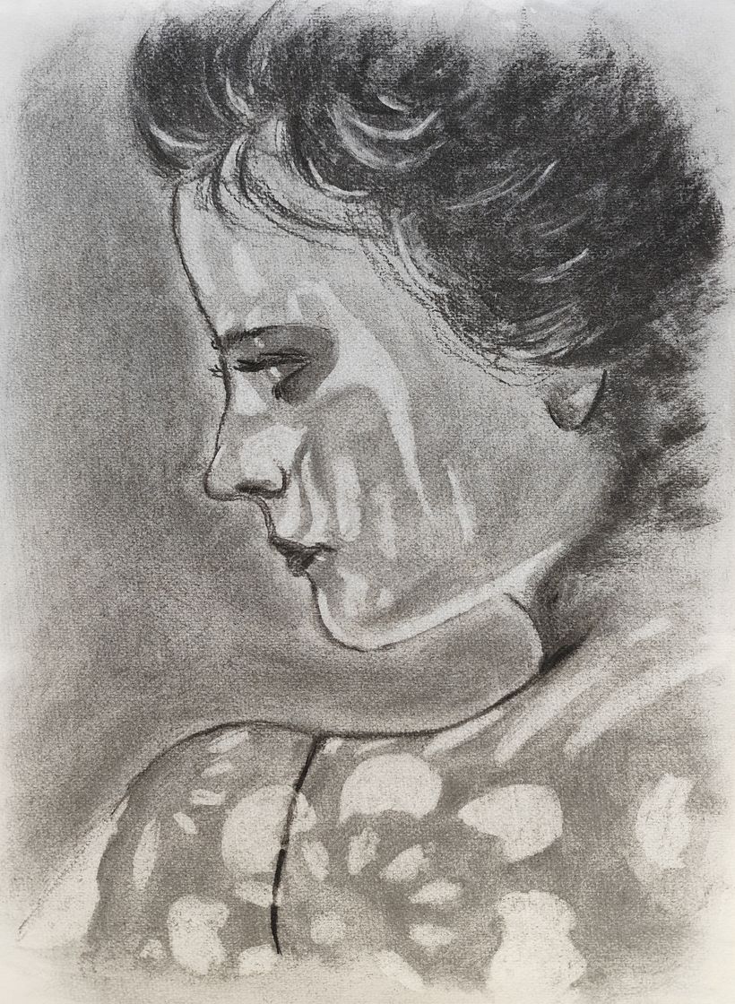 mida A3, carbonet sobre paper 