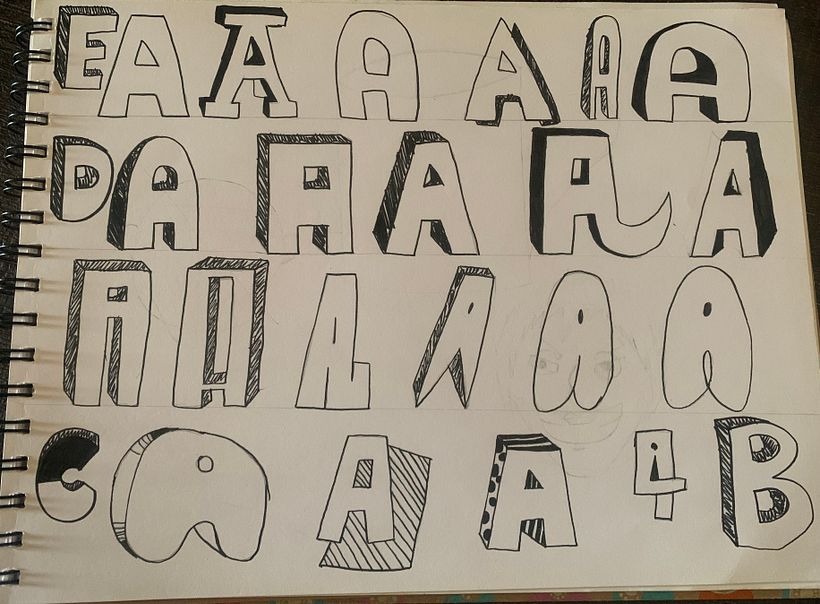 My project for course: Hand-Lettering Sketchbook: Techniques to Unlock Creativity 1