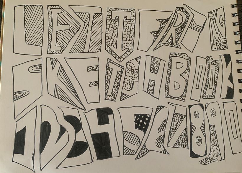 My project for course: Hand-Lettering Sketchbook: Techniques to Unlock Creativity 2